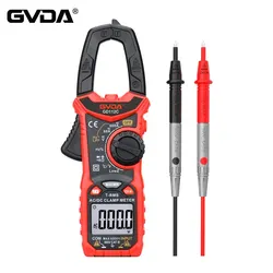 GVDA Pinza amperometrica digitale AC DC corrente NCV multimetro penza Amperimetrica True RMS capacità Ohm Hz Tester di tensione di temperatura