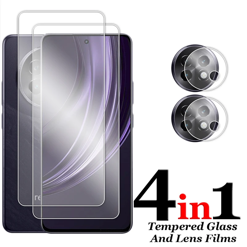 For Realme 13+ Glass 6.67 inch Transparent Screen Protector For Realme 13 Plus Tempered Glass Realme 13+ Lens Film