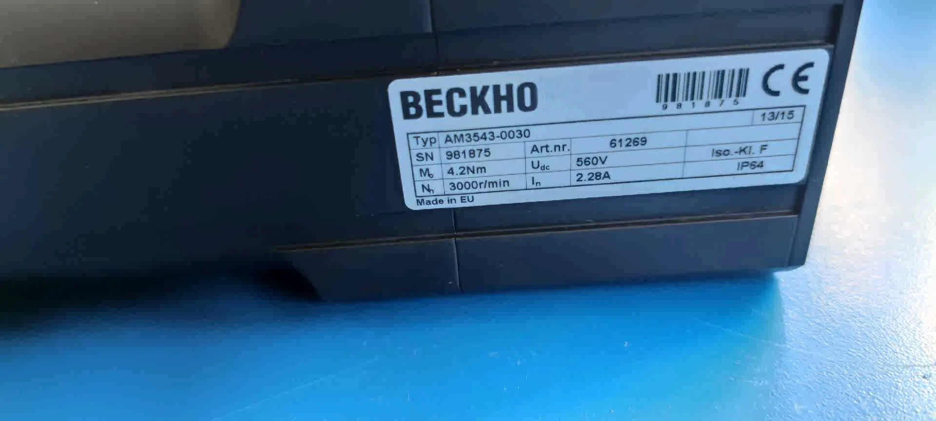 AX5106-0000-0200 AM3543-0030 Motor Servo Drive para Beckhoff