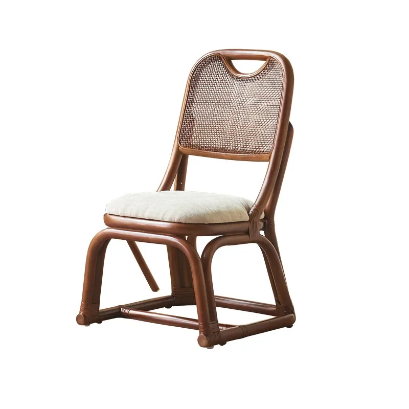 Nordic home chair full plant rattan chair, balcony three-piece retro style bed and breakfast sofa chair