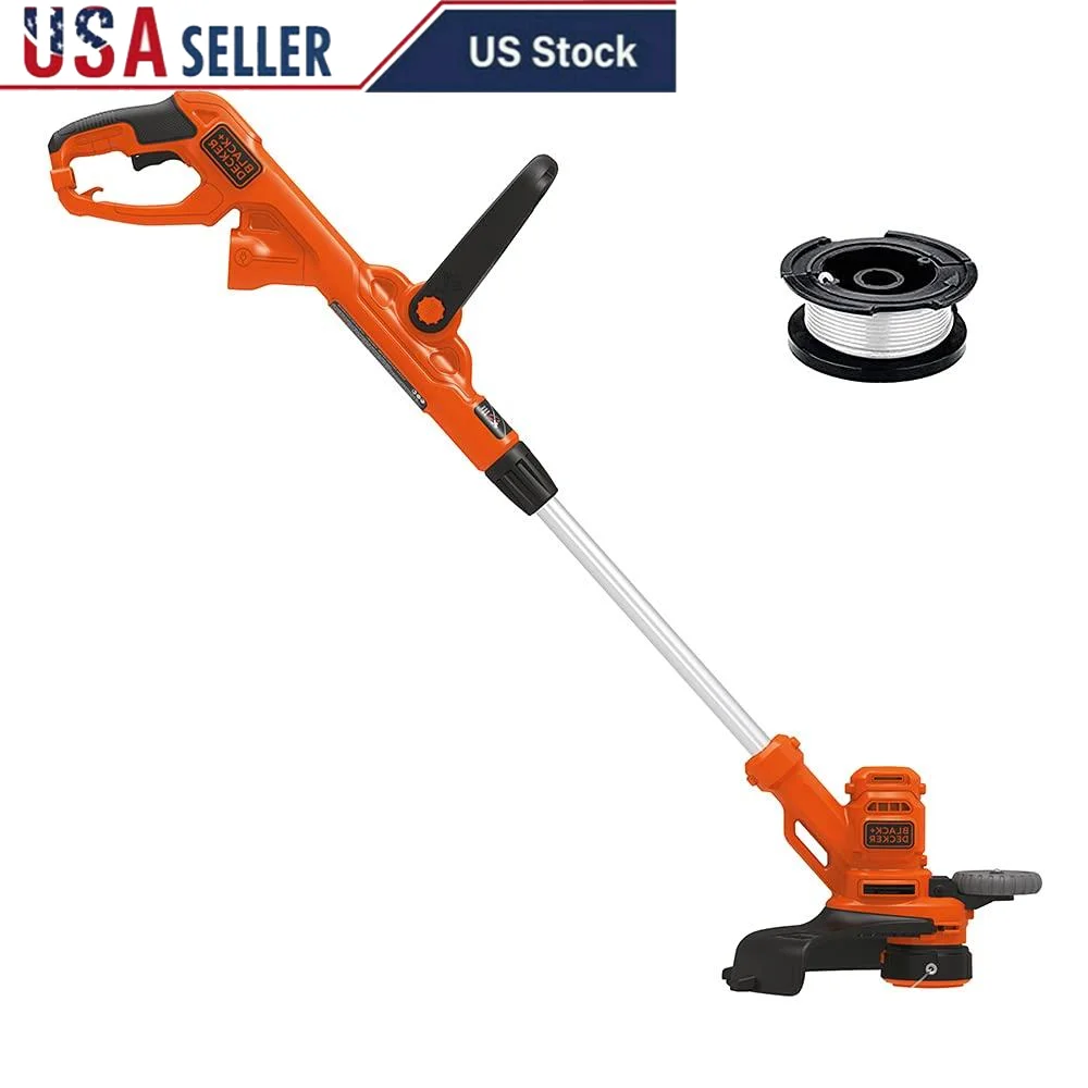 String Trimmer Edger Combo Electric 6.5-Amp 14-Inch Automatic Feed Grass Cutter Lightweight Adjustable Handle 2-in-1 Corded