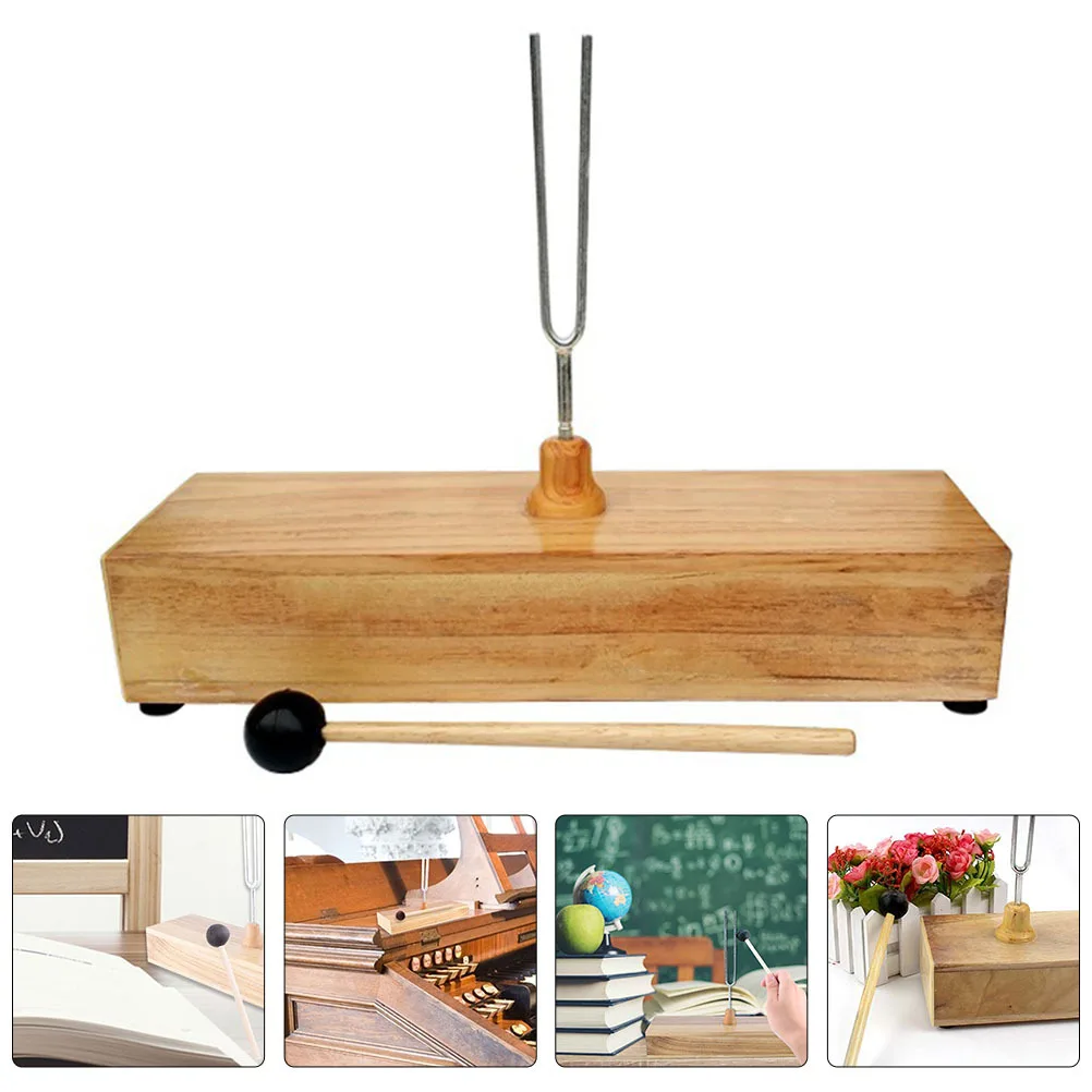 

1Set 256Hz Metal Tuning Fork with Hammer Durable Tool for Music Instrument Tuning and Experiment Experiment Musical Instrument