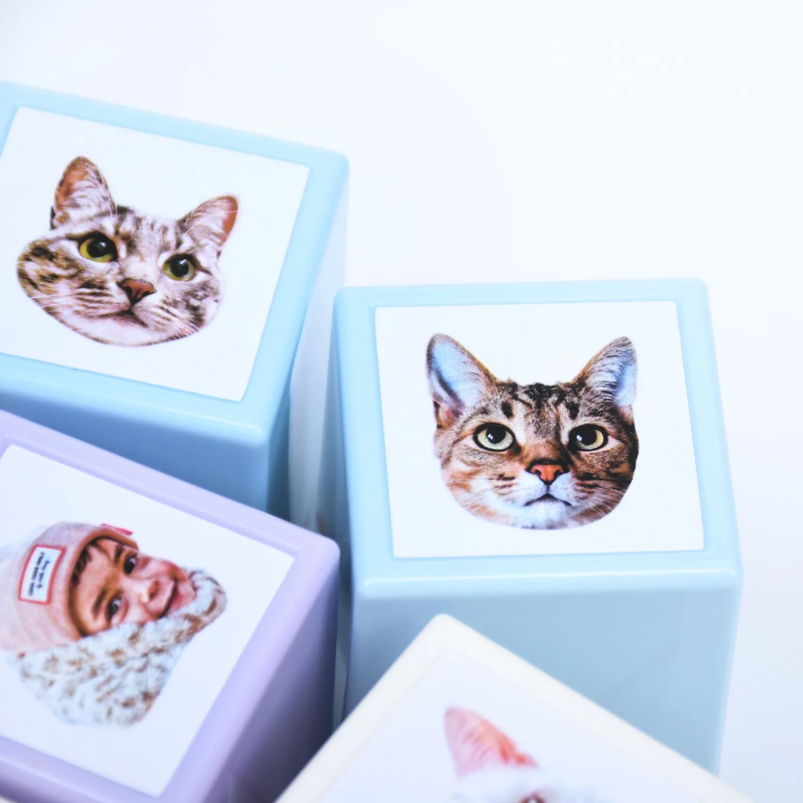 Custom Stamp,  Personalized Pet Photo Portrait Stamps, Custom Rubber Stamps, Square Stamper, Multiple Color Options