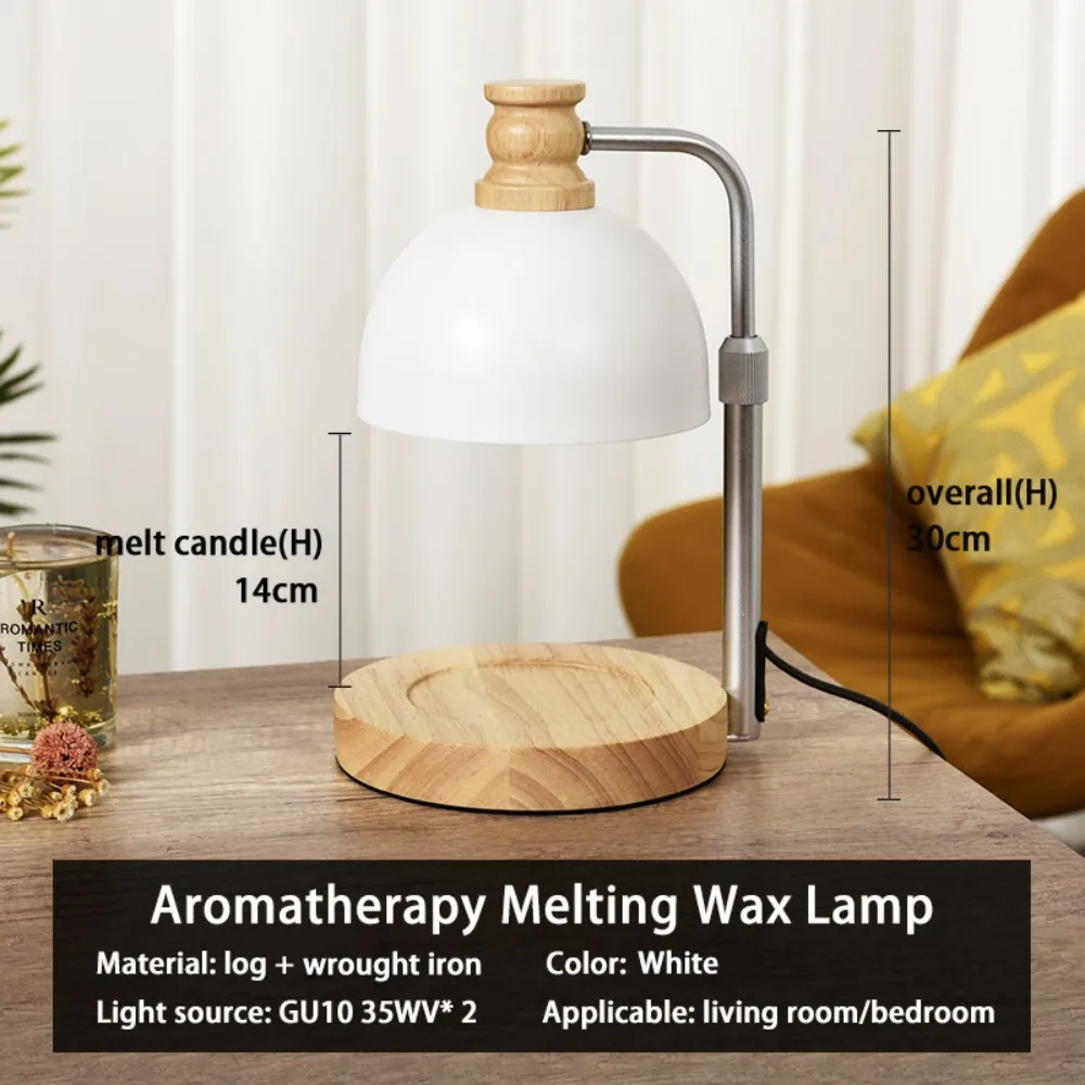 Imagem -03 - Aromaterapia Melt Wax Lamp Candeeiro de Mesa Ajustável Candle Warmer Fogão para Sala de Estar Quarto Castiçal Presentes