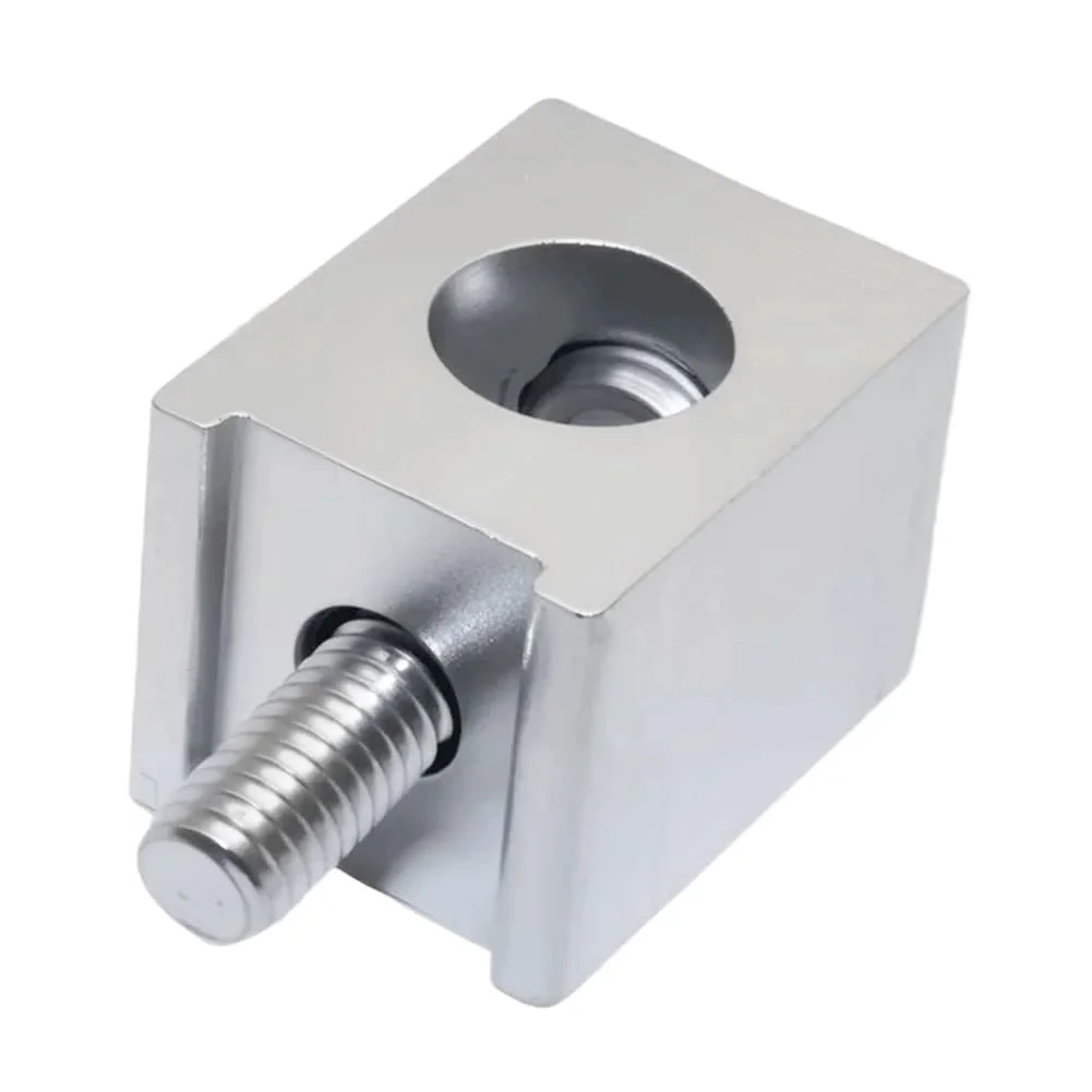 Set of 4 CA1/0UF Straight Through Quick Connect Aluminum Terminals with Screws for Electrical Panel Wiring and Grounding