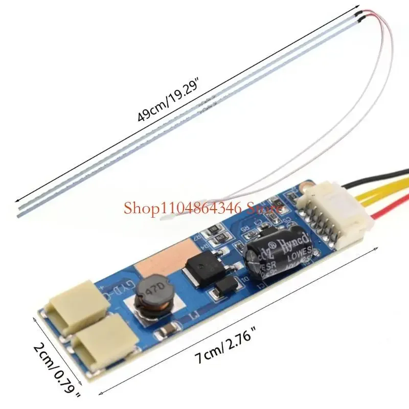 

5asd 19inch Led Light Bar Lcd Display Backlight Strip Light Monitor Tube Lights Module Upgrade 490mm