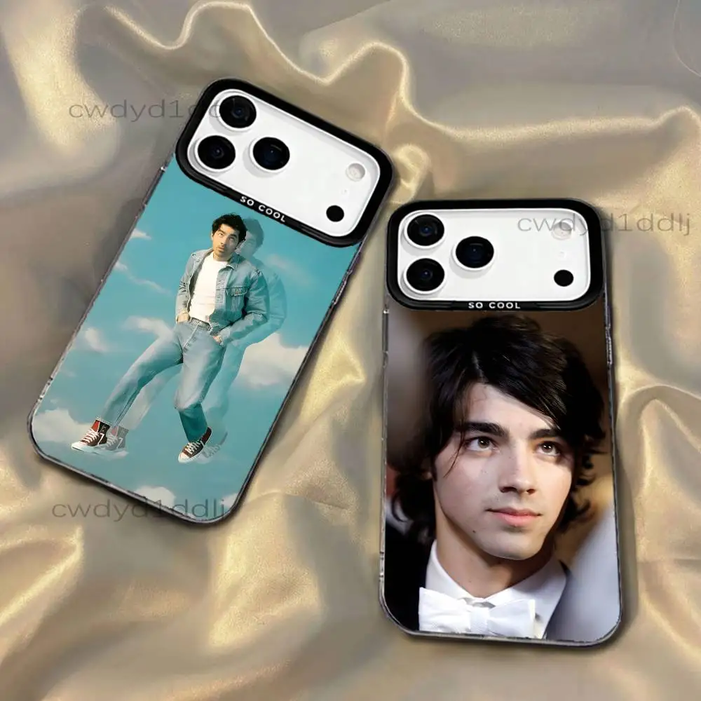 

J-Joe Jonas Brothers Phone Case For iPhone 17,16,15,14,13,12,11,X,8,7,Pro,Max,Plus,SE4,Air,Mini IMD Gray Hard Matte