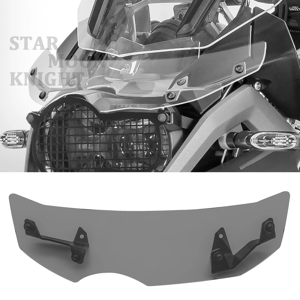 Becquet d'extension de pare-brise pour BMW R1200GS LC Adv R1250GS Adventure GS 1250 1200, accessoires, déflecteur d'air de pare-brise