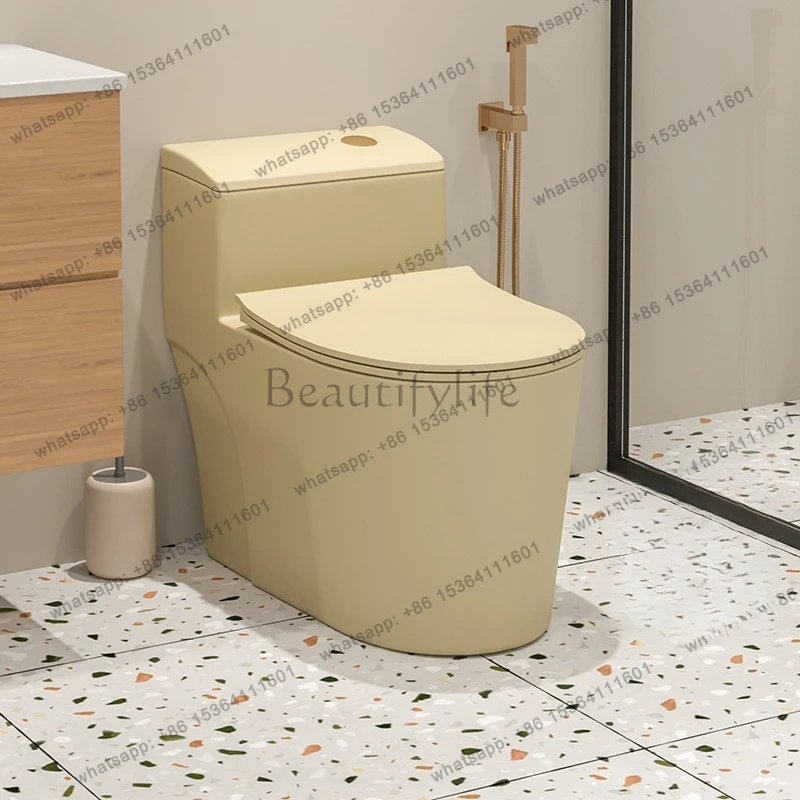 Cross-border khaki toilet siphon pump color deodorant toilet