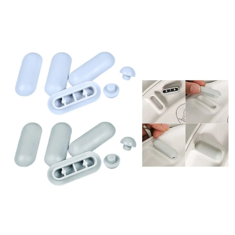  Toilet Top Cover Cushions Buffer Antislip Toilet Seats Bumper Gasket for Bidet