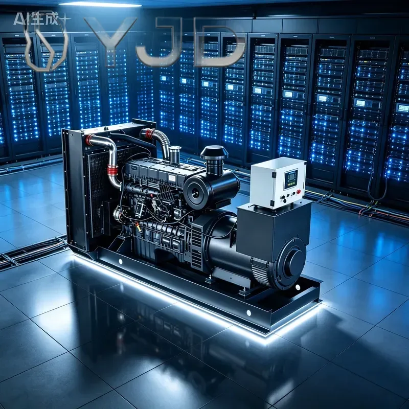 YJD Yuchai 500kW 50/60Hz Water-Cooled Diesel Generator Set All-Copper Brushless Alternator 24V DC Electric Start ATS 1800 RPM