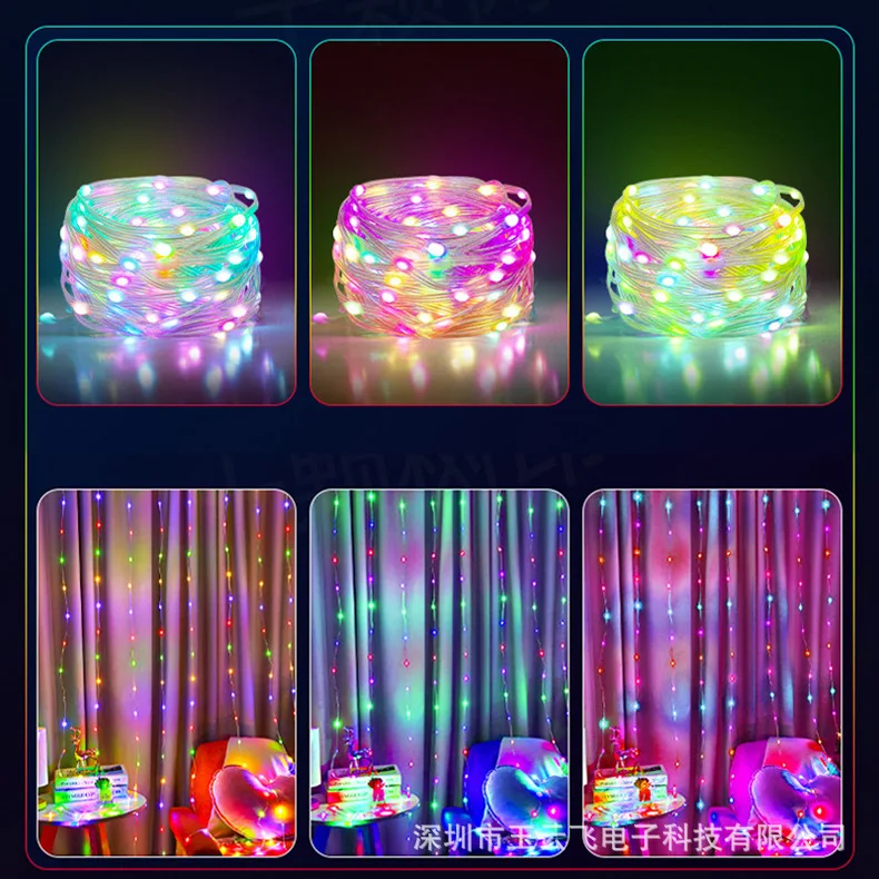 5M 10M 15M 20M LED String Lights Music Voice Remote Control USB Holiday Lighting Fairy App Christmas Wedding Party Decoration