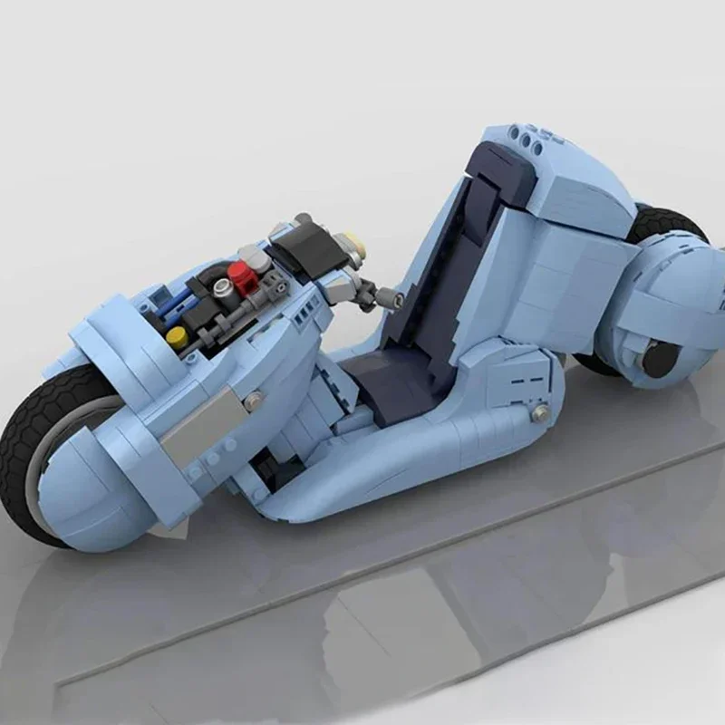 Modelo de coche urbano, bloques de construcción Moc, motocicleta Vespa, tecnología de construcción alternativa, regalos, juguetes de Navidad, conjuntos DIY de montaje