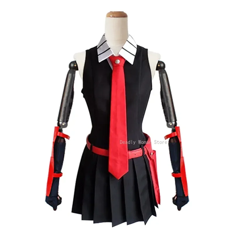 Akame Cosplay Costume parrucca Anime Akame Ga KILL Cosplay Halloween Party outfit per le donne ragazze