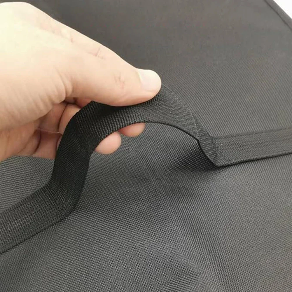 Black Vinyl Record Player Dust Cover Oxford Cloth Record Turntable Dust Cover Record Player Dust Cover Protector Dustproof