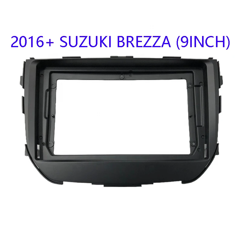 9INCH Car Audio Big Screen Dash Fascia Panel Frame Kit Adapter For Suzuki Brezza 2016+ Fascia Frame