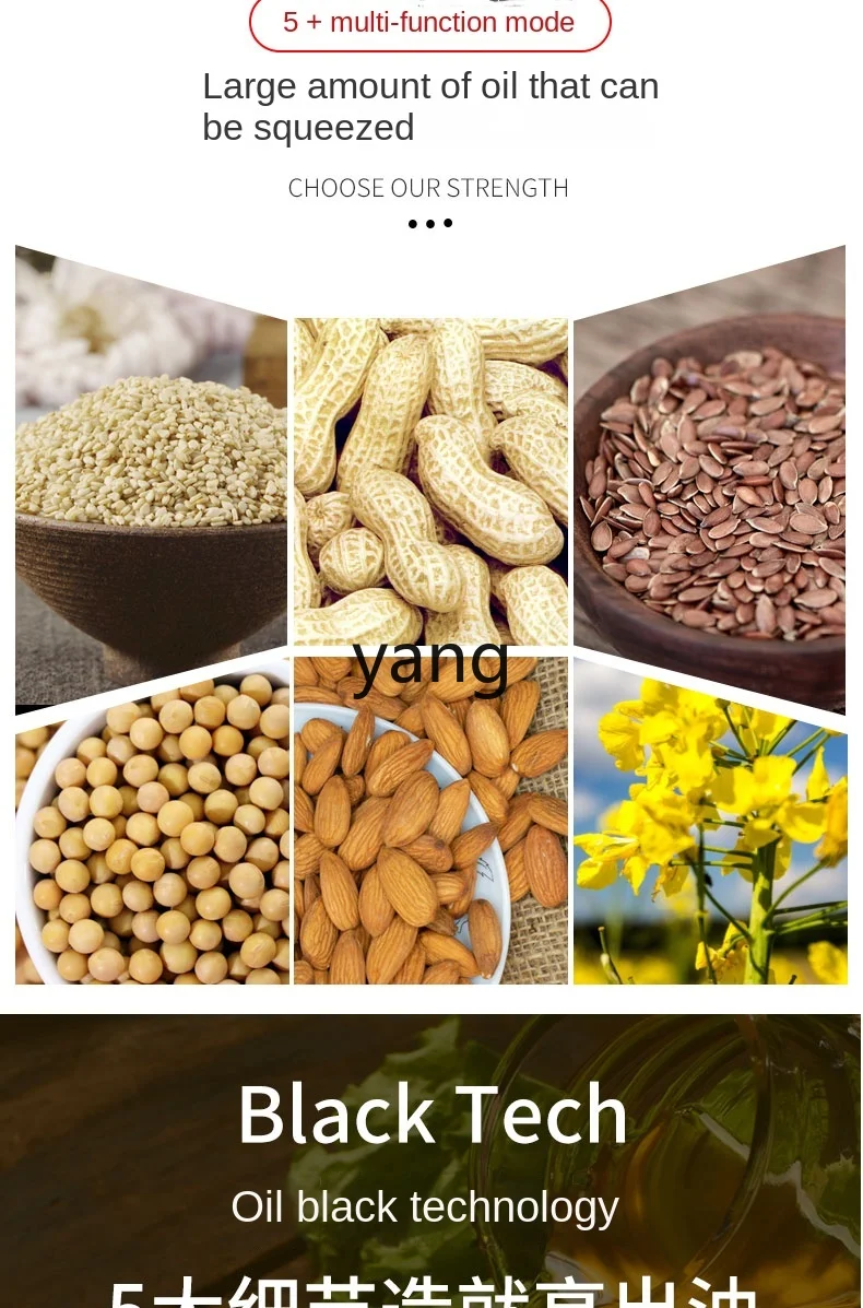 LMM Oil Press Commercial Full-Automatic Sesame Sesame Oil Machine Mainframe