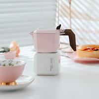 Bincoo Portable Double Valve Rubik's Cube Coffee Pot - Innovative Square Design with Double Safety Valve for Camping & Travel