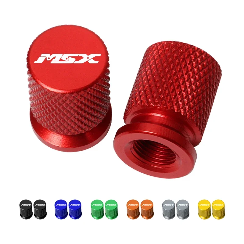 

For Honda MSX125 Grom MSX 125 2013 - 2021 2020 2019 Newest Motorcycle CNC Accessories Wheel Tire Valve Stem Caps Airtight Cover