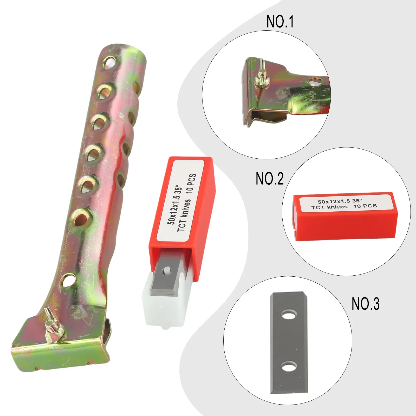 Cuchillas cuadradas de carburo para pintura, herramientas manuales de limpieza para pegamento, barniz de madera, manchas de madera, eliminación de óxido, 50x12x1,5mm, 10 unidades