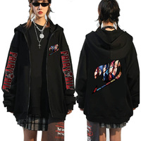 Hot Anime Fairy Tail Etherious Natsu Dragneel Print Men Women Classic Zip Up Hoodie Oversized Sweatshirt Harajuku Zipper Jacket