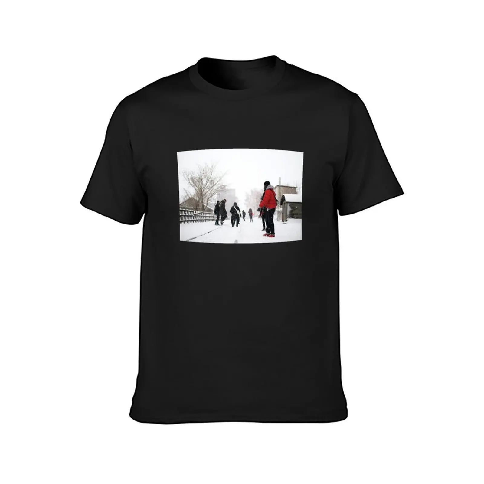 Reminiscing our winter holiday memories playing in the snow T-Shirt funnys summer clothes mens graphic t-shirts big and tall