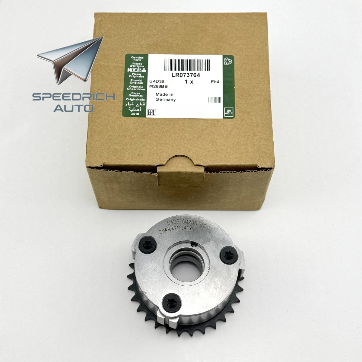 

LR073764 JDE36868 Звездочка - Распредвал для Jaguar F-PACE E-PACE XE RANGE для Land Rover NEW DEFENDER NEW RANGE ROVER EVOQUE XF