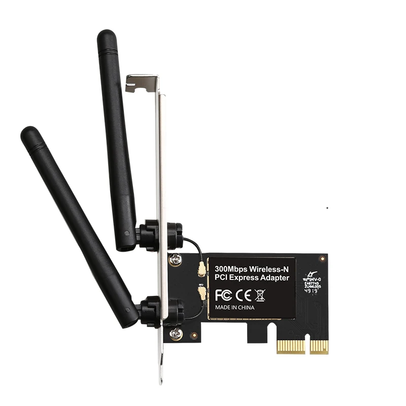 

Беспроводная сетевая карта PCIe 300 Мбит/с WIFI для Realtek8192ee, 2 шт.