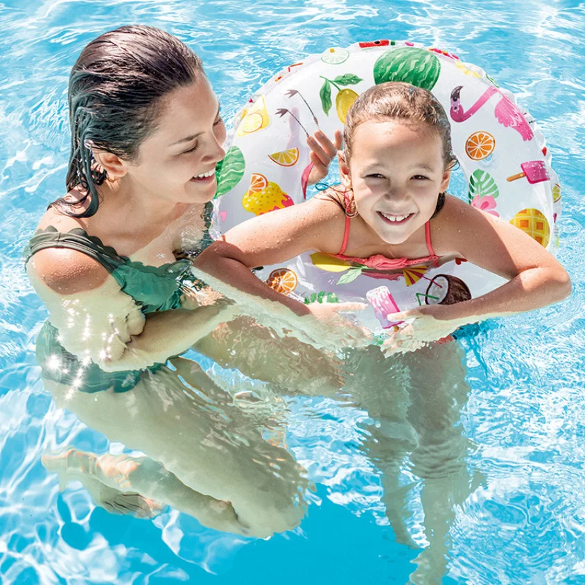

Swim Ring Water Circle,Pool Rafts Inflatable Ride-ons Water Toy Children's Swimming Pool Beach Party Water Fun Fight Toys 51cm