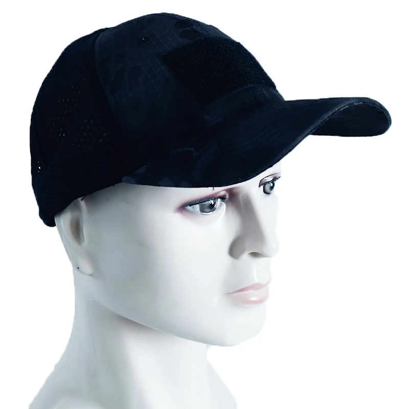

Men's FG atacs Camo Tactical Airsoft Cap Adjustable Breathable Sun Visor Trucker Hat Mesh Hunting Hiking Snapback Baseball hats