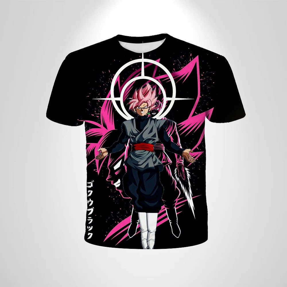 Kinder-T-Shirt, Sport-Oberteil, cooles japanisches Anime-T-Shirt mit Dragon Ball Z Goku-Motiv, atmungsaktives, kurzärmeliges Saiyan-Herren-T-Shirt mit kurzen Ärmeln – Detail 4