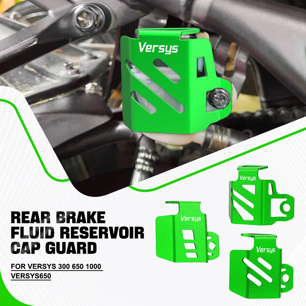 

For KAWASAKI Versys 300 650 1000 Versys650 Rear Brake Fluid Reservoir Protector Cover Guard Cap VERSYS X300 versys X250