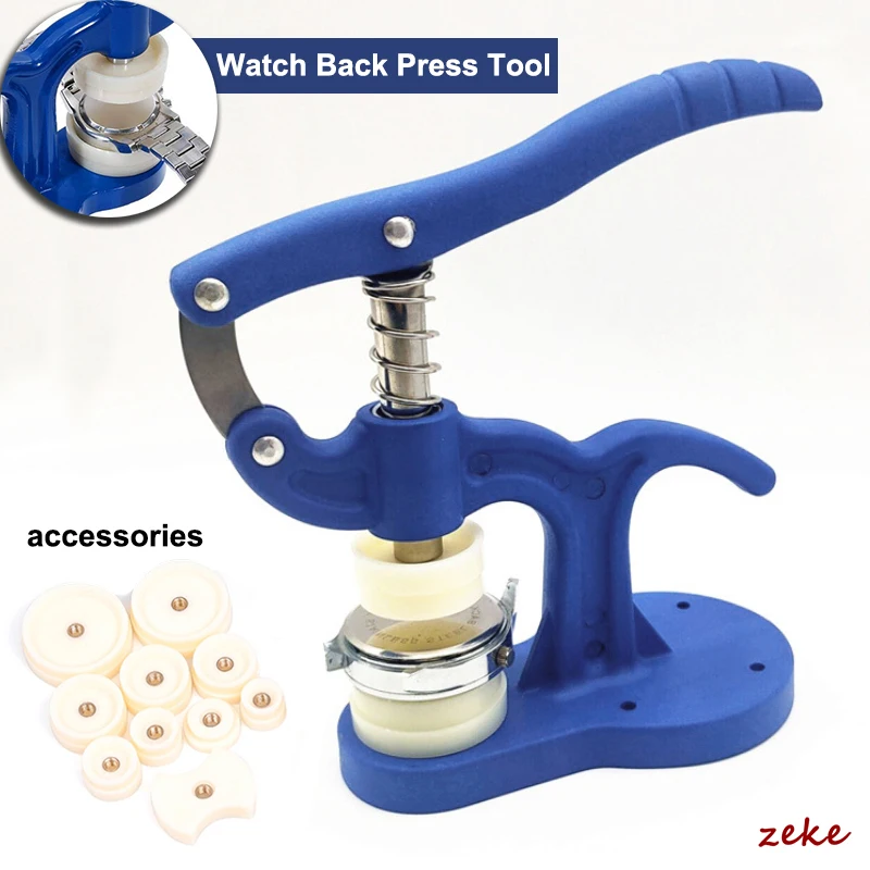 for Watchmake 1set Watch Back Closerr Tools Watch Tool Pressure Repair Tool Plastic Case Crystal Glass Hand-tool Prensa De Reloj