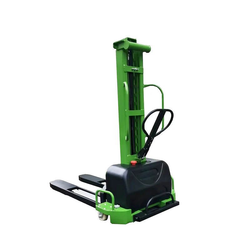 

500kg 700kg 1000kg Portable Truck Cargo Load Unload Self Lifting Semi Electric Stacker Electric Self Loading Pallet Stacker