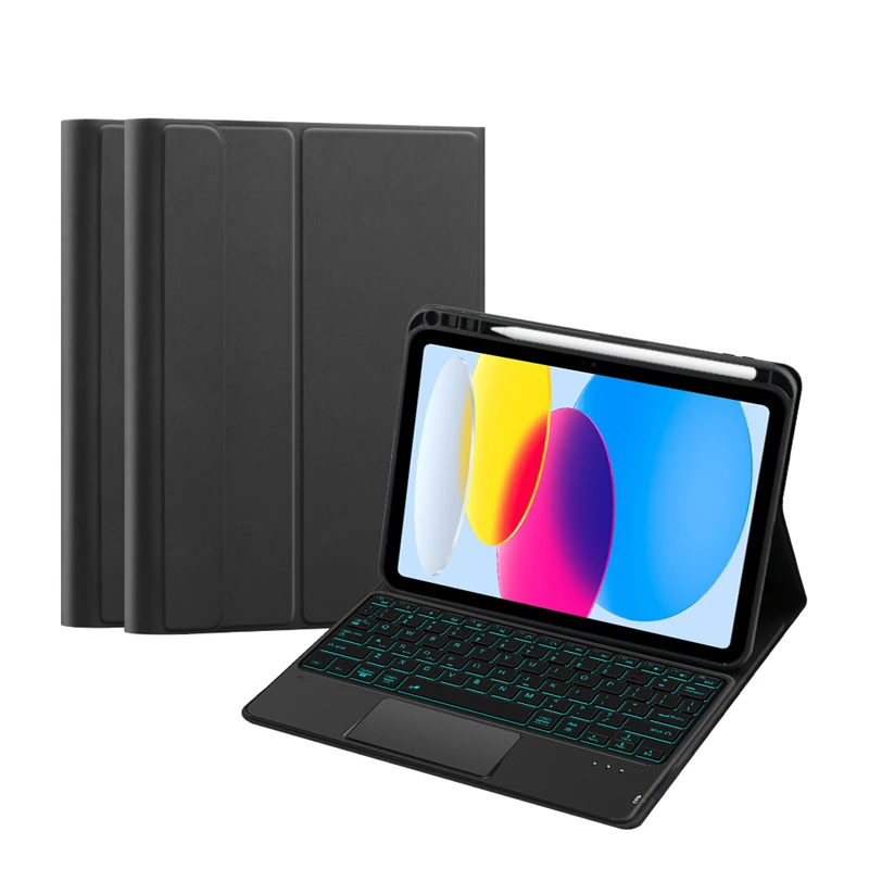 Custodia con tastiera per iPad Air 11 pollici M3 2025 A16 11th Air 5th 4th Gen Pro11 13 M4 M2 Air 13 M3 iPad 10th 9th 8 7 10.2 Cover Funda