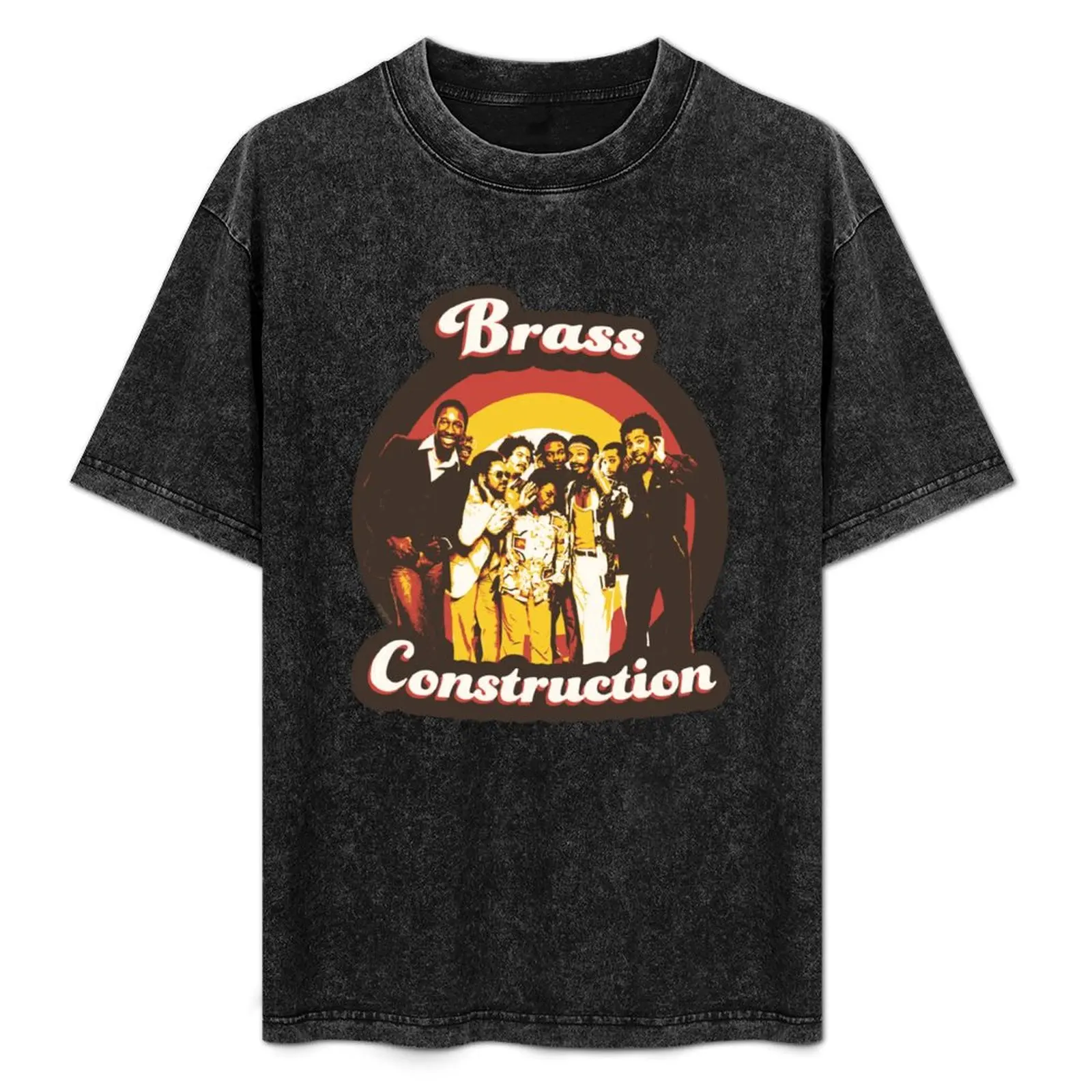 

Brass Construction 70s Funky Soul T-Shirt Street Fashion Casual Tee Shirt
