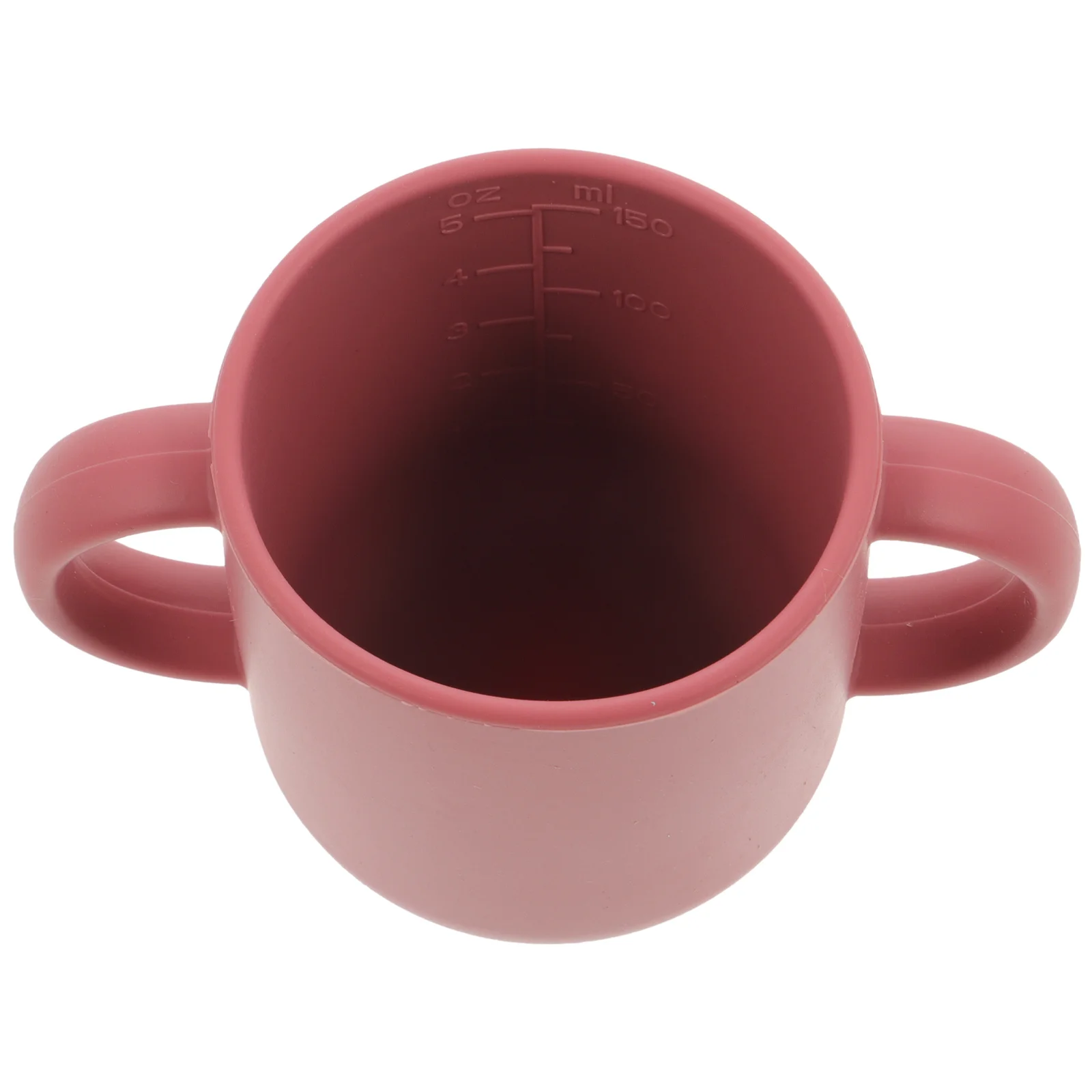 

Drinking Water Training Cup Simple Design Cups for Infants High Temperature Resistance Compact Kid Children Silica Gel