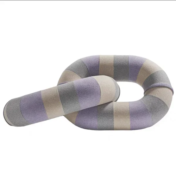 سلسلة أريكة ردهة الفندق النسيج مزيج خياطة الأريكة كسول مقعد واحد