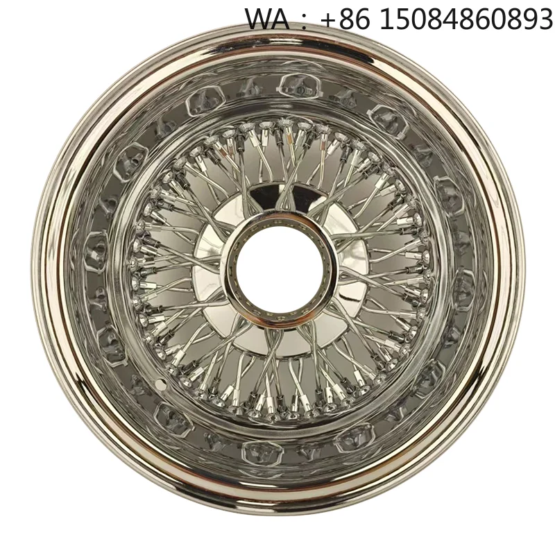 

High end private customization 13 Inch 13x7 Straight Spoke Chrome Wheels, 127mm PCD Universal Modified Car Rims