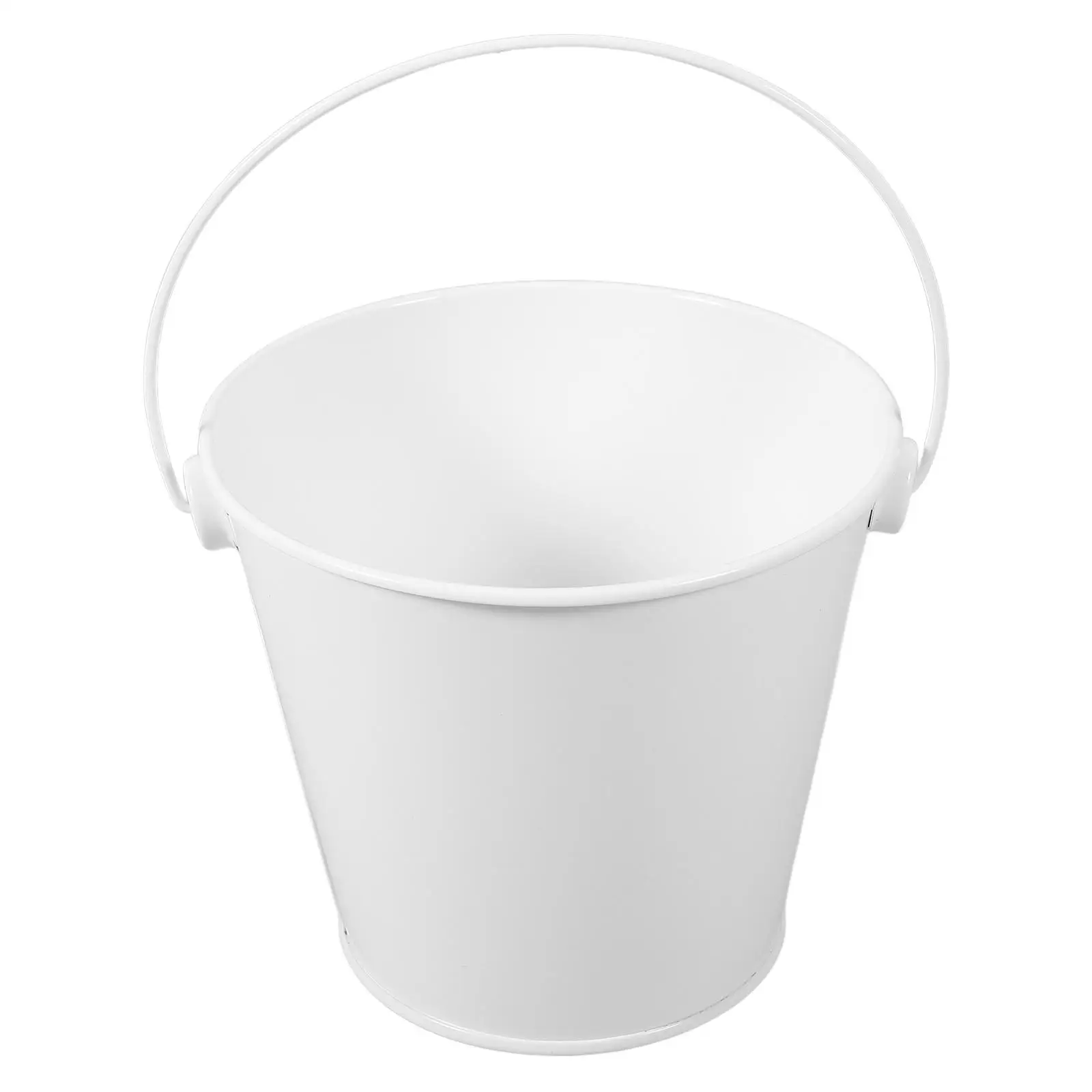 

Frying Pan Drip Bucket Grease Catcher for Grill Large Capacity Metal Pail Oil Collector BBQ Tool White Candy Pail Kids Party