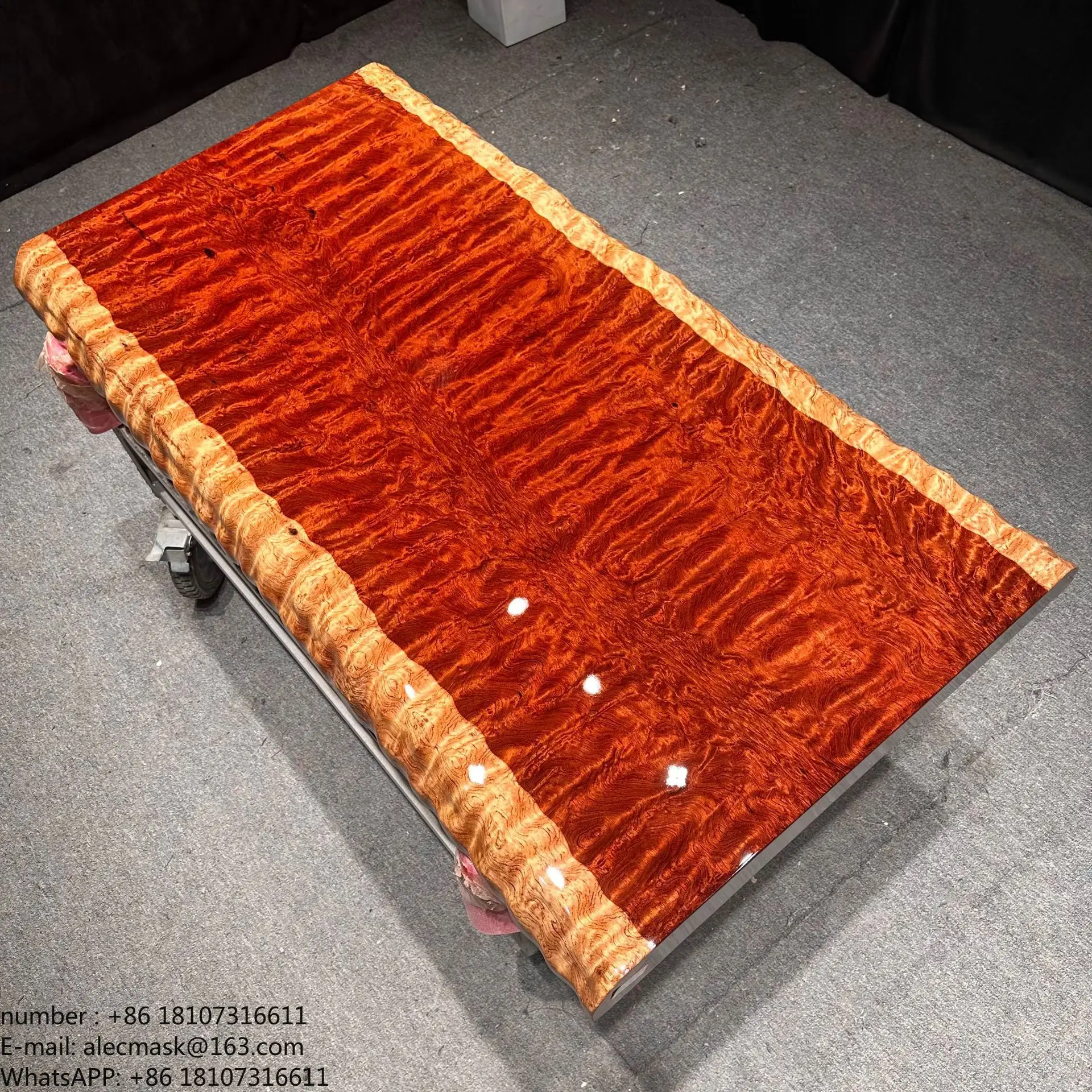 Log Solid wood Whole board Large board Conference Office Painting case Boss table Tea table Tea table