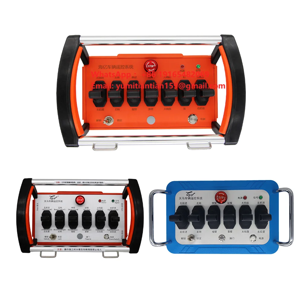 Best Selling Easy Install Wireless Truck Crane Proportional Remote Control System with Long Battery Runtime