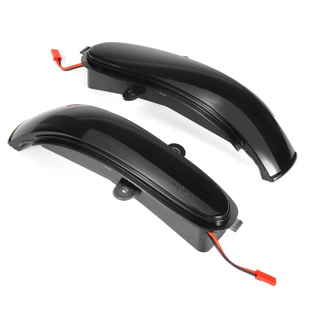 2pcs LED Dynamic Car Turn Signals Lights Yellow ABS Plastic Lamps Waterproof For Mercedes-Benz C-Class W203 CL203 2001-2007
