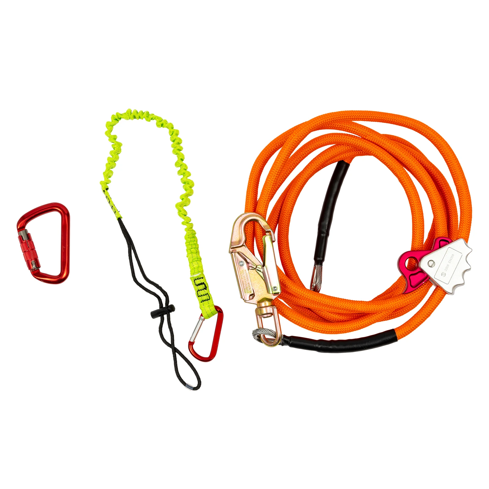 

4,27 м стальной проволочный сердечник, комплект Flipline, регулируемый ремешок для скалолазания, позиционирующая веревка для верхних работников, кроверов, промышленных Pai