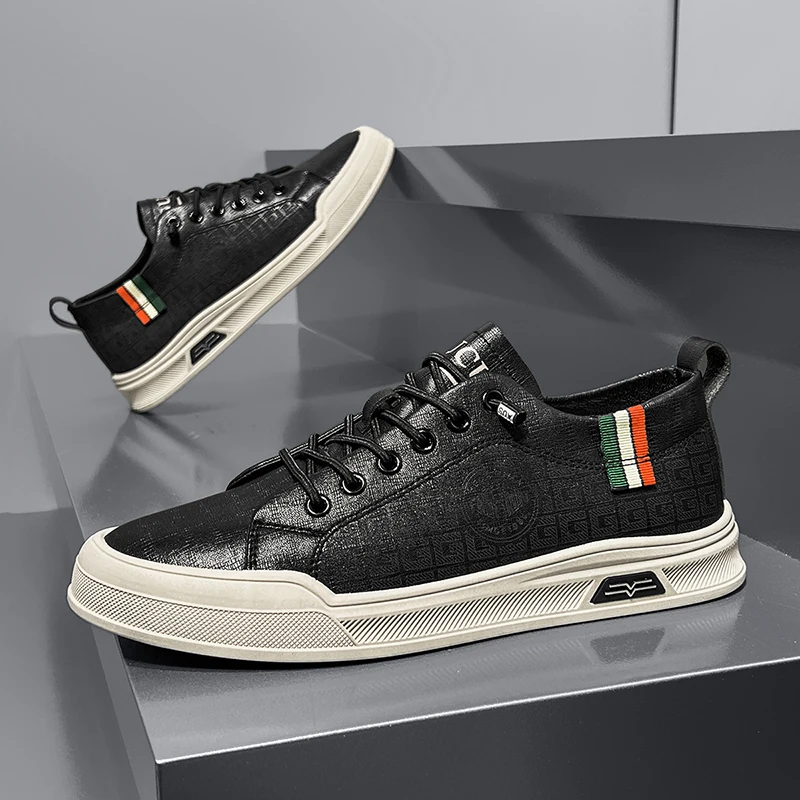 

Британские кожаные мужские повседневные туфли, дышащие модные туфли ручной работы, дышащие туфли на платформе, мужские прогулочные туфли, мужские черные туфли