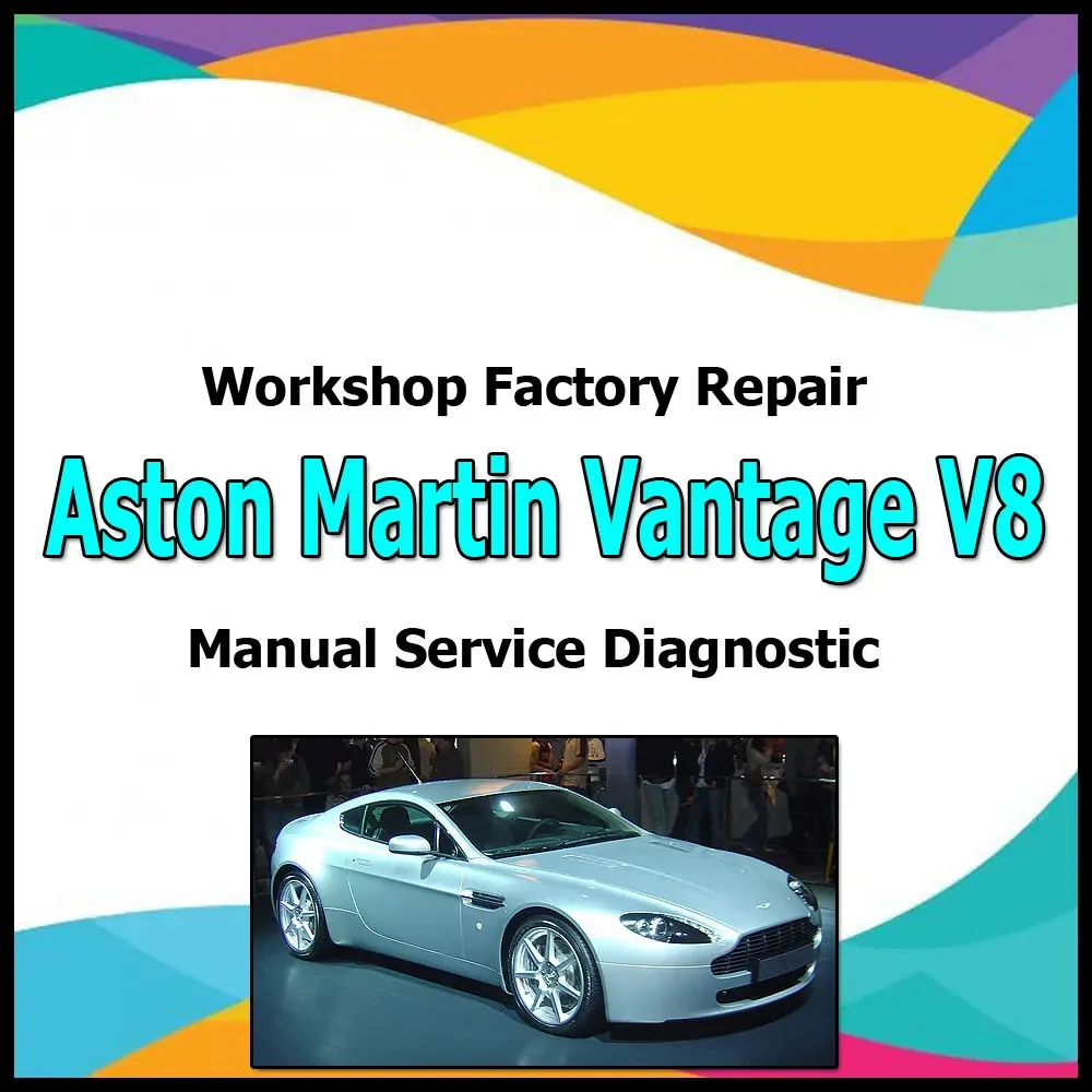 Aston Martin Vantage V8 workshop factory repair manual service Automotive Diagnostic link Manual Car Vehicle Tool Auto Repair