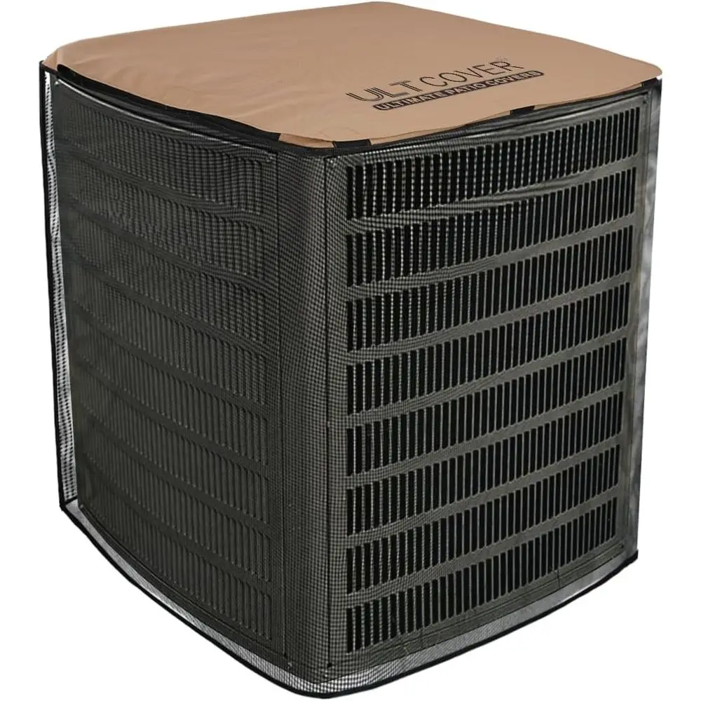 

Универсальный водонепроницаемый чехол для кондиционера из ткани, 34x34x32 дюйма, подходит для уличных кондиционеров, всесезонная защита.