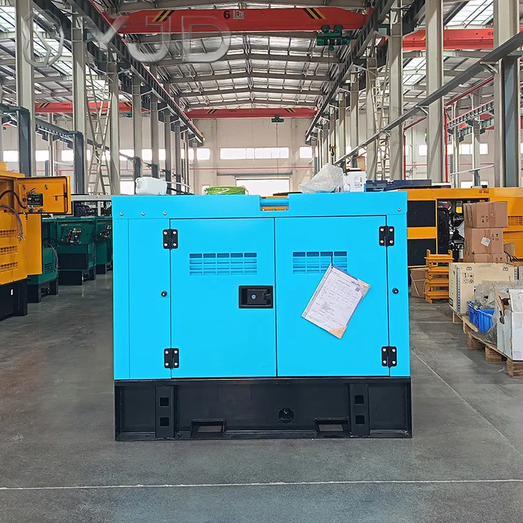 EPA Water Cooling 7kw 9kw 12kw 20kw 50kw 90Kw 110Kva Silent Diesel Generator Set with pekins and Auto Start ATS