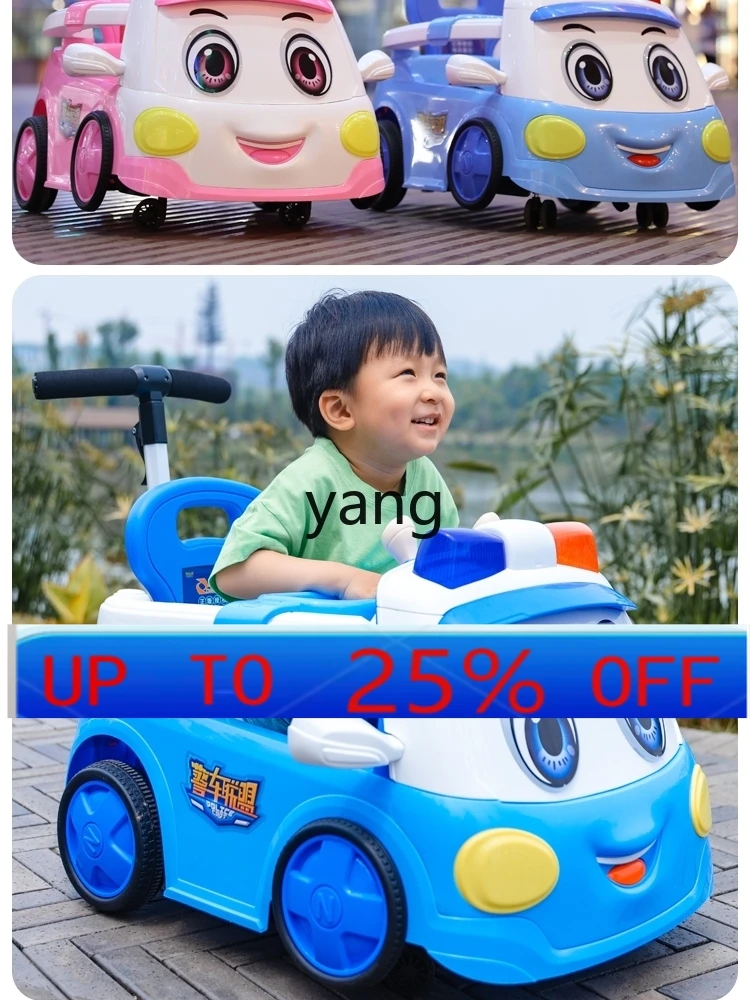 

CX Children's Electric Trolley Can Sit 1-3 Years Old 4 Baby Kiddie Ride Four-Wheel Remote-Control Automobile