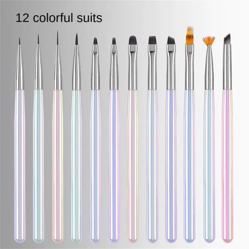 Не легко деформируемая кисть, которую нелегко выпадать волосы. Однотонные цветные ногти можно использовать для длительного гибкого и прочного.